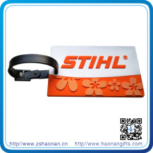 Custom Soft PVC Luggage Strap with Embossed Logo for Gift